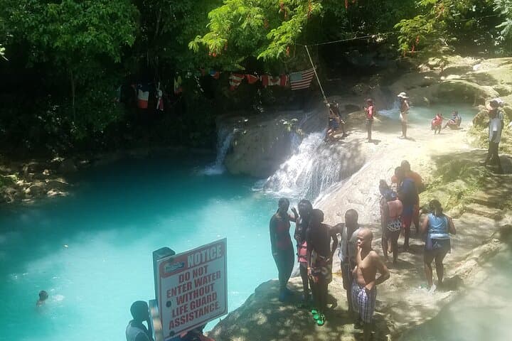 Blue Hole & Dunn's River: Hike, Cliff Jump and Tarzan Swing from Ocho Rios photo 4