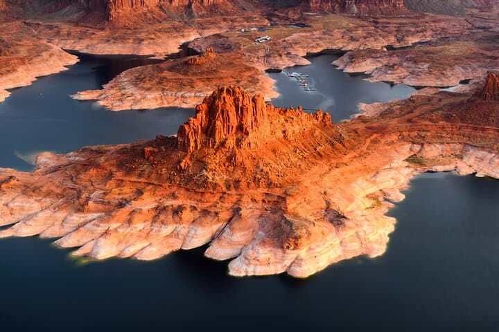 Aerial Scenic Flight Over Lake Powell and Canyonlands National Park photo 1