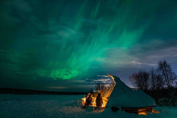 Night Snowshoeing under the Aurora: Rovaniemi Arctic Wilderness Adventure photo 5