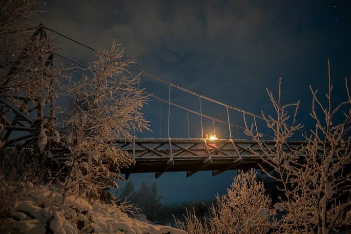 Night Snowshoeing under the Aurora: Rovaniemi Arctic Wilderness Adventure photo 6