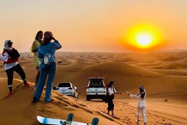 Red Dune Jeep Safari Dubai: Sunset Dune Bashing, Camel Ride & BBQ Experience photo 5
