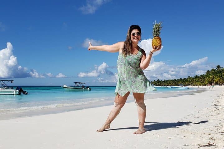 Saona Island Catamaran Day Trip: Natural Pool, Buffet Lunch & Beach Time photo 3