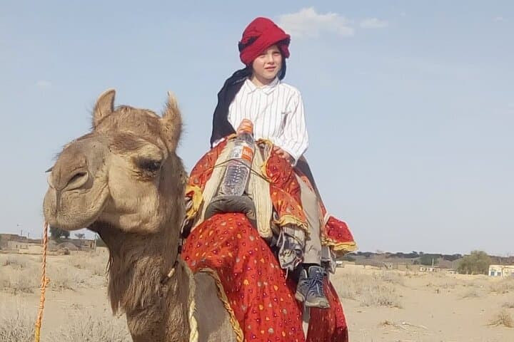 Jaisalmer Sunset Desert Safari: Camel Ride & Bonfire Dinner on the Dunes photo 4