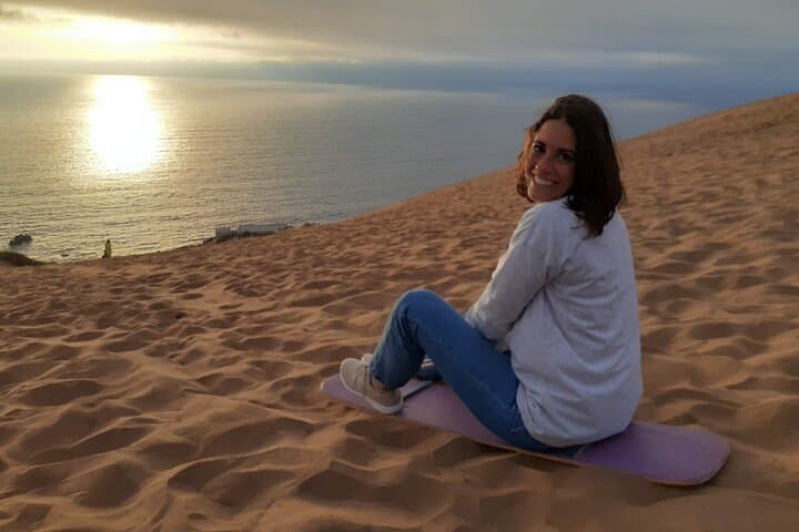 Sunset Sandboarding on the Concón Dunes: Pacific Coast Adventure Near Viña del Mar photo 2