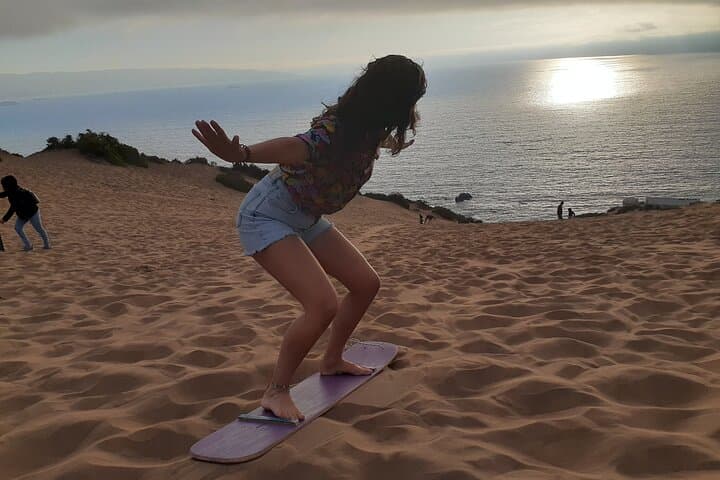 Sunset Sandboarding on the Concón Dunes: Pacific Coast Adventure Near Viña del Mar