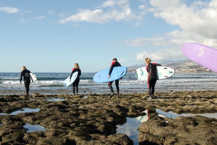 Beginner Group Surf Lesson at Playa de las Americas — 2-Hour Atlantic Surf School photo 3