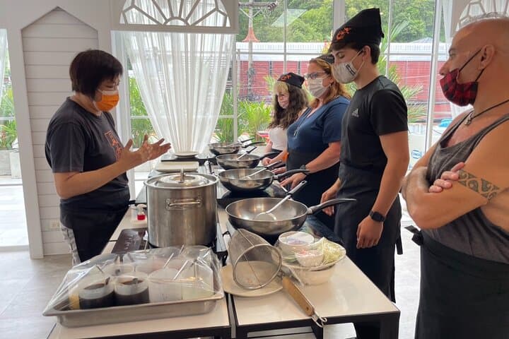 Market-to-Wok: Phuket Cooking Class & Market Tour at Pum Thai photo 2