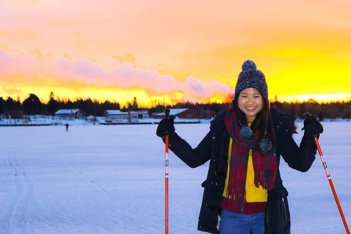 Sight-Skiing in Kemi: Traditional Finnish Ski Experience on Sea Lapland