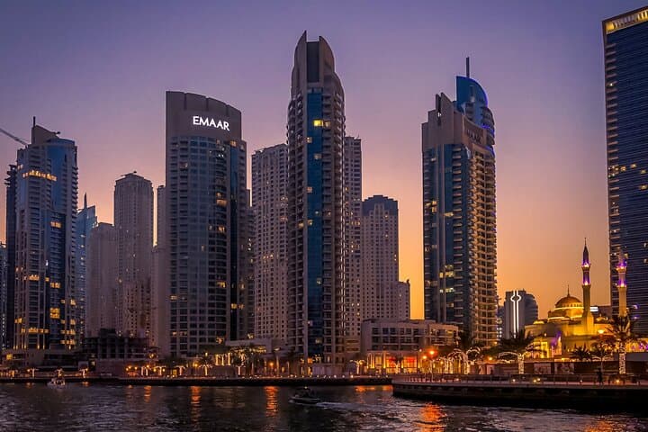 Private Dubai Night City Tour with Dhow Dinner — Marina, Burj Khalifa & Palm photo 4
