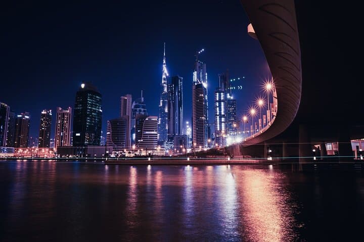 Private Dubai Night City Tour with Dhow Dinner — Marina, Burj Khalifa & Palm photo 2