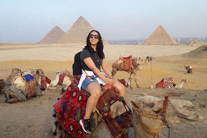 Camel Day Tour to Giza Pyramids: Ride the Desert at Egypt's Ancient Plateau photo 1