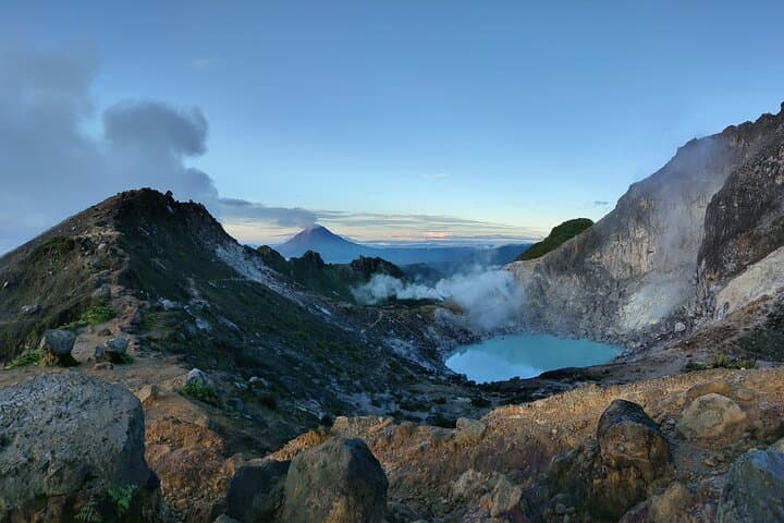 Sunrise Hike Mount Sibayak From Medan: Volcano Crater, Hot Springs & Waterfall photo 1