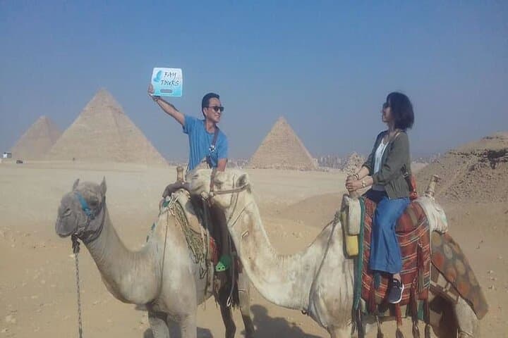 Half-Day Giza Pyramids Tour with Camel Ride and Egyptologist Guide