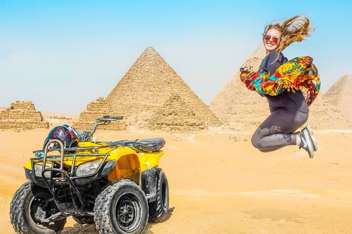 Giza Pyramids Quad Bike & Camel Ride: Private Tour from Cairo