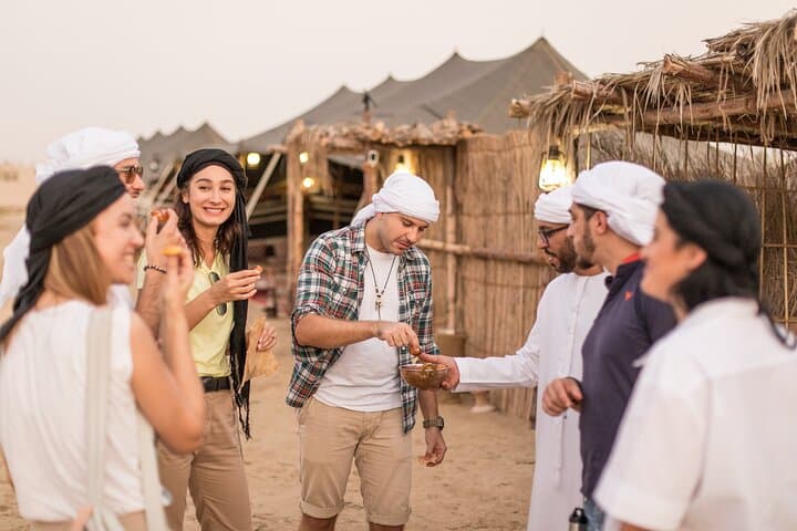 Desert Evenings at Al Marmoom: Luxury Tents, Bedouin Dinner & Camel Sunset photo 2