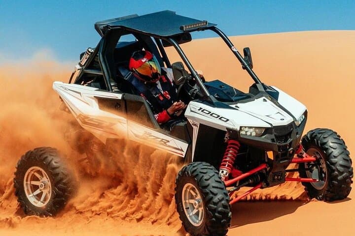 Red Dune Buggy Adventure in Dubai's Open Desert Trails