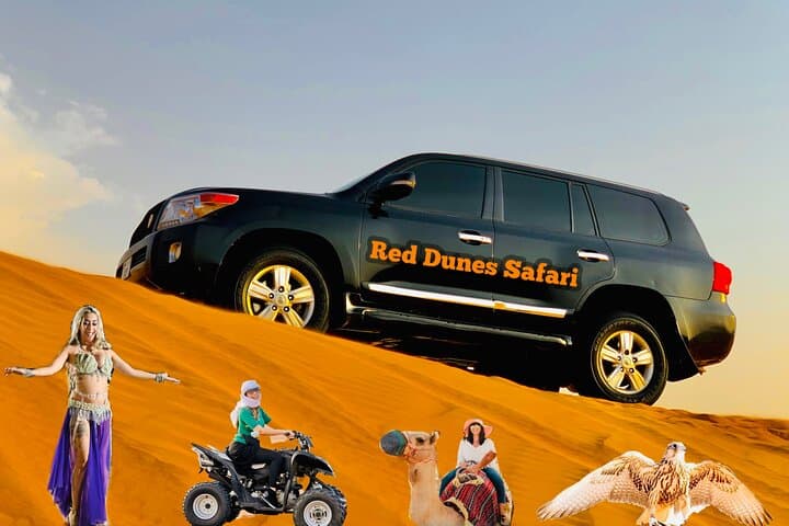 Dubai Red Dunes Desert Safari: 4x4 Dune Bashing, Camel Ride & Sandboarding photo 2