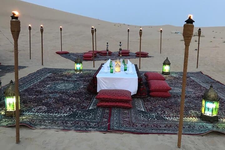Sunset Falconry & Private Al Lahbab Desert Safari — 4x4 Red Dunes, Camel Ride & BBQ photo 2