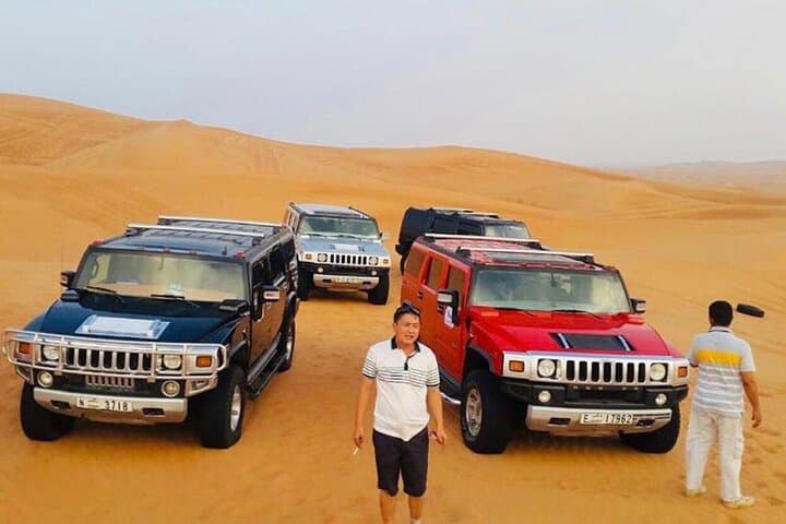 Private Hummer Desert Safari Dubai — Dune Bashing, Sunset & BBQ Experience