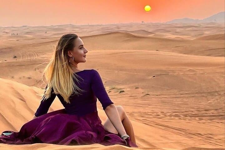Private Morning Desert Safari in Dubai — Camel Ride, Sandboarding & Dune Bashing