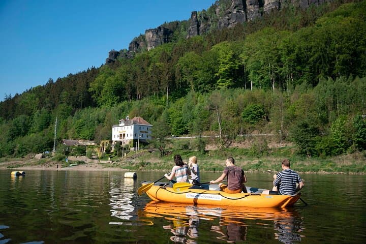 Paddle the Elbe: Děčín to Bad Schandau Raft and Bike Return photo 4