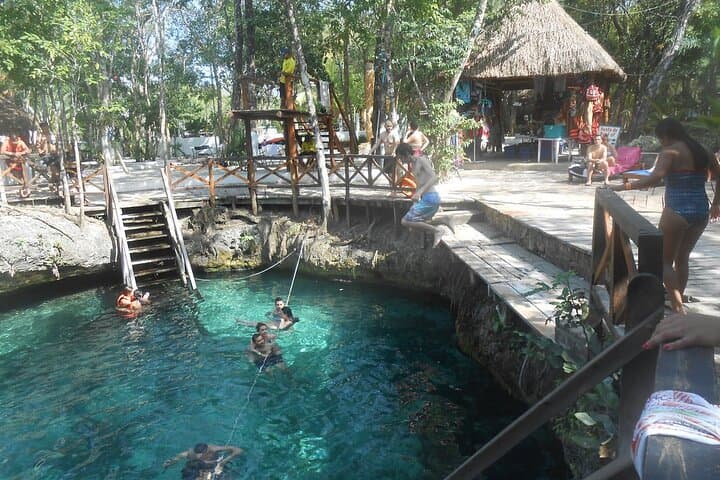 Sacred Waters: 3 Cenotes and a Hidden Lagoon Day Tour from Cancun photo 2