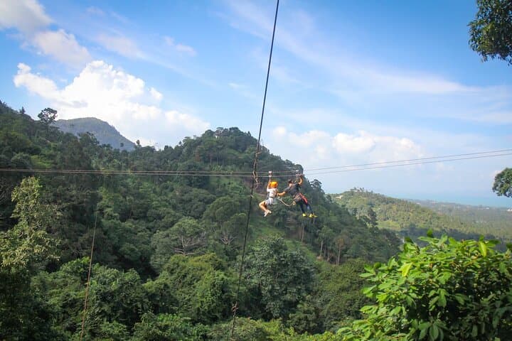 Soar Over Koh Samui’s Rainforest on a Zipline Adventure with Waterfall Views photo 6