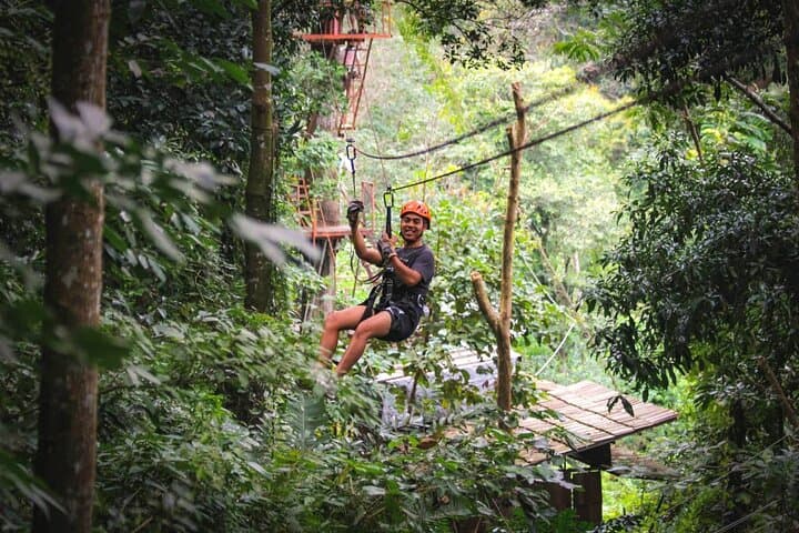 Soar Over Koh Samui’s Rainforest on a Zipline Adventure with Waterfall Views photo 5