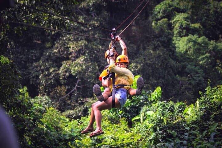 Soar Over Koh Samui’s Rainforest on a Zipline Adventure with Waterfall Views photo 4