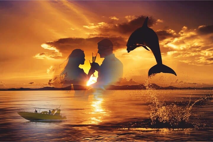 Sunset Dolphin-Watching Cruise from Puerto del Carmen on the Biosfera Jet