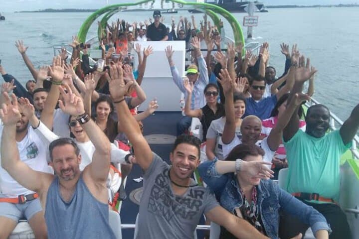 Speed-Boat Thrill on Biscayne Bay with Miami Double-Decker Hop-On Tour photo 3