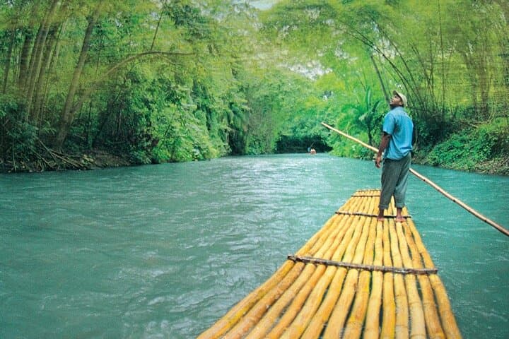 Martha Brae Bamboo Rafting from Montego Bay — 1-Hour Bamboo Raft River Tour photo 2