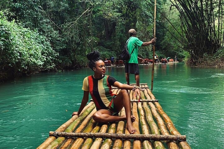Martha Brae Bamboo Rafting from Montego Bay — 1-Hour Bamboo Raft River Tour photo 3