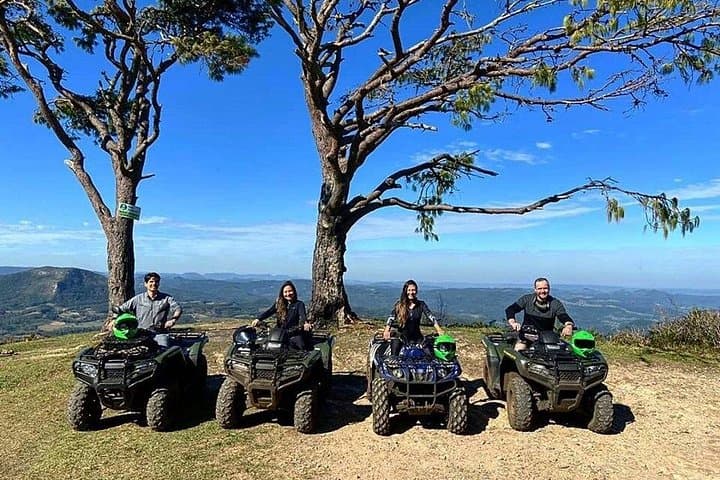 ATV Quadricycle Tour to Morro Pelado (7km) — Canela Serra Gaúcha Adventure