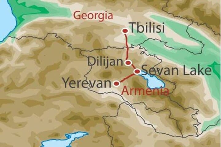 Yerevan to Tbilisi in a Day: Scenic Driving Tour via Lake Sevan, Dilijan & Goshavank