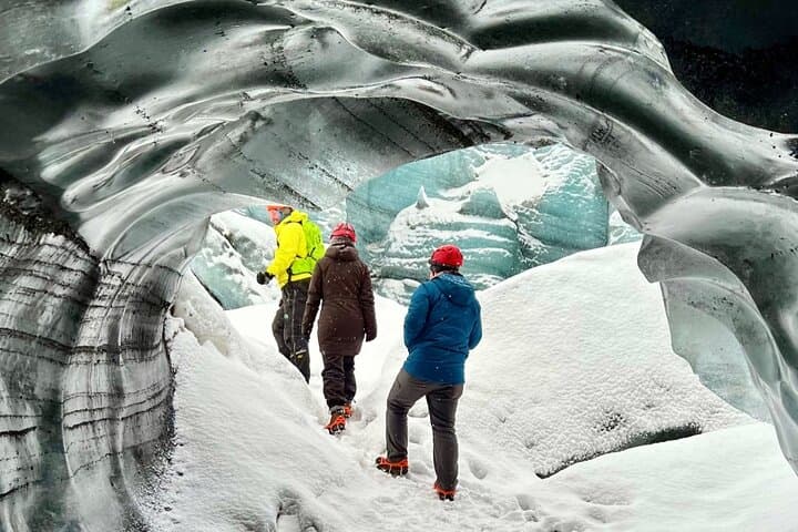 Katla Ice Cave Tour: South Coast Waterfalls & Black Sand Beach from Reykjavík photo 1
