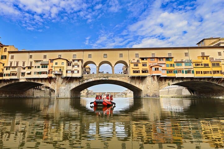 Paddling Under Ponte Vecchio: Rafting the Arno Through Florence's Historic Center