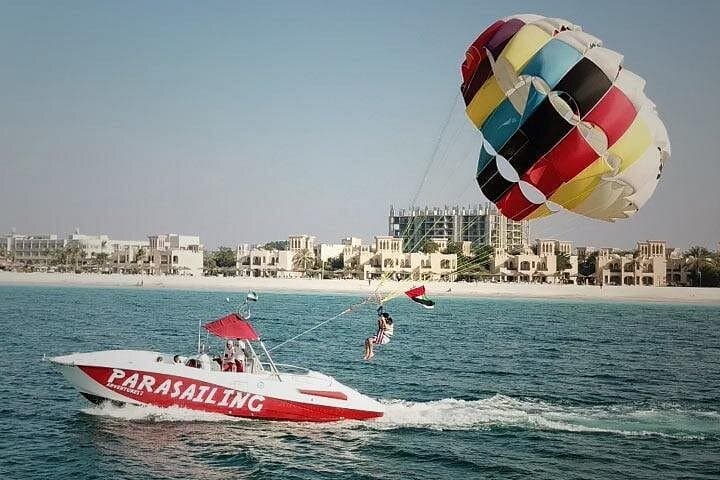 Parasailing Over Ras Al Khaimah: Tandem Aerial Ride Above the Arabian Gulf photo 2