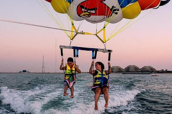 Parasailing Over Ras Al Khaimah: Tandem Aerial Ride Above the Arabian Gulf photo 3