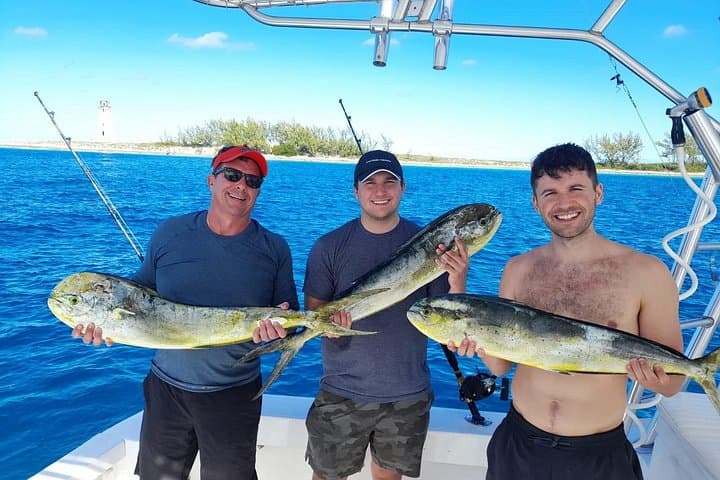 Private Bahamas Half-Day Fishing Charter from Nassau (32ft Luhrs) photo 2