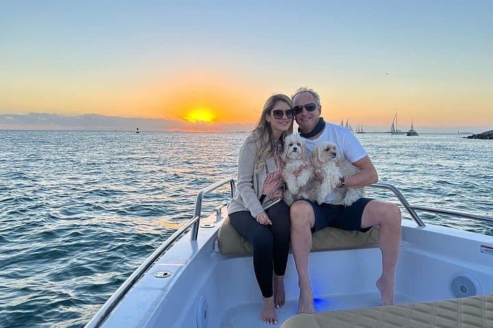 Key West Sunset Charter: 38' Private Luxury Cruise with Music, Drinks & Snorkeling