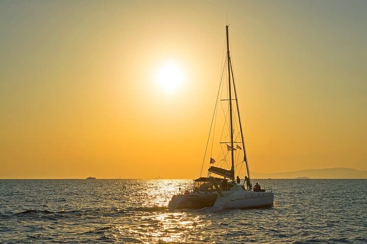Athens Sunset Catamaran Cruise: Semi-Private Sailing with Meal & Drinks photo 4