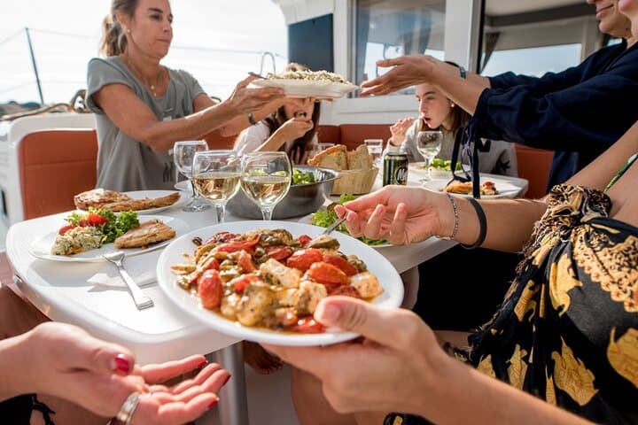 Athens Sunset Catamaran Cruise: Semi-Private Sailing with Meal & Drinks photo 3