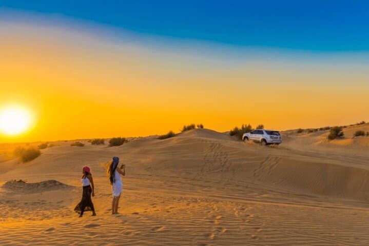 Premium Evening Desert Safari Dubai with BBQ Dinner & Camel Ride