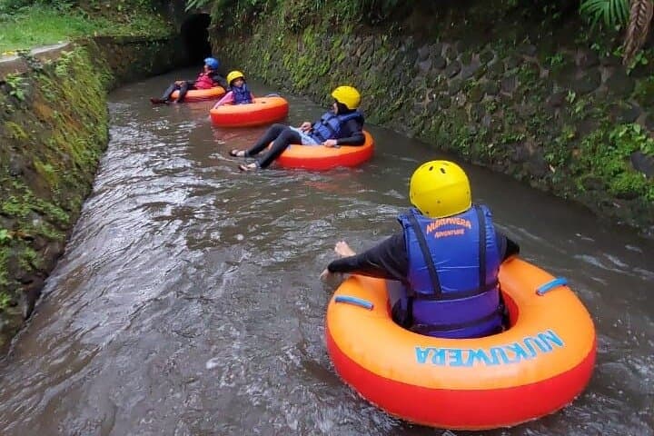 Full-Day Ubud Tour and River Tubing Adventure — Monkey Forest, Celuk & Rice-Field Views