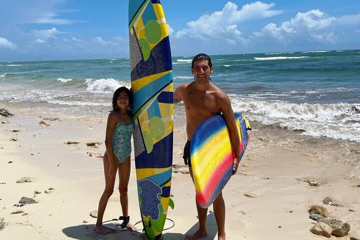 Learn to Surf in Tulum: 1-Hour Private Lesson on the Caribbean photo 5