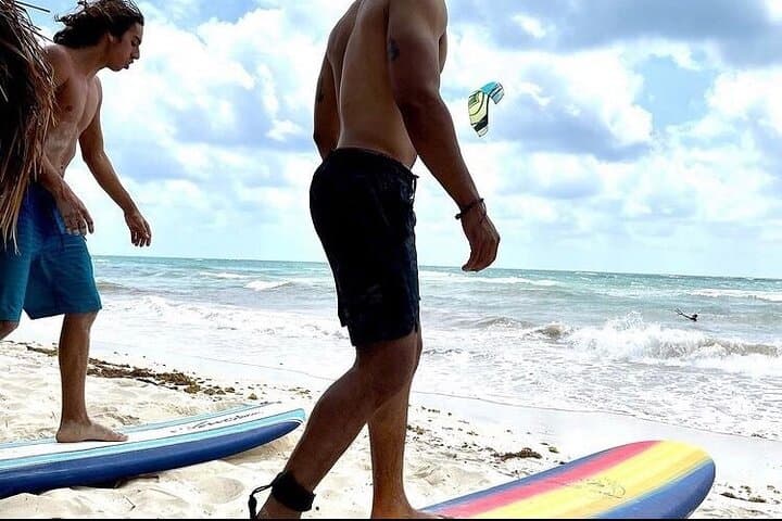 Learn to Surf in Tulum: 1-Hour Private Lesson on the Caribbean photo 6