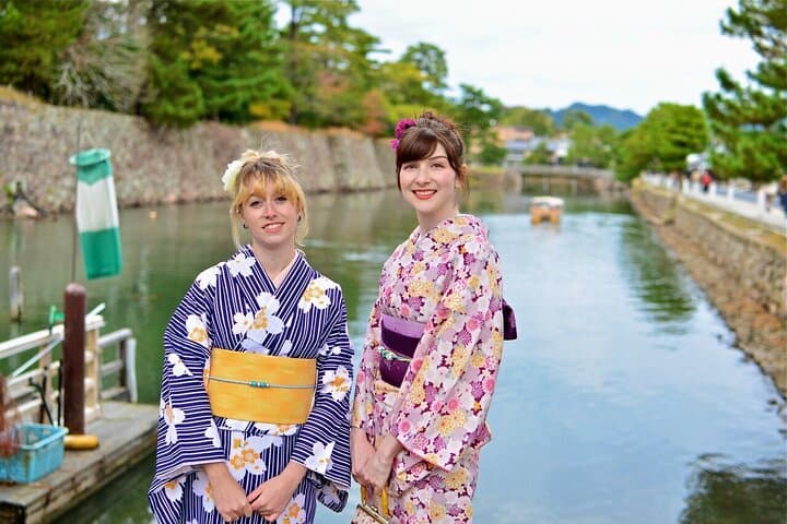 Kimono Stroll in Matsue Castle Town — Private Rental & Historic Walk