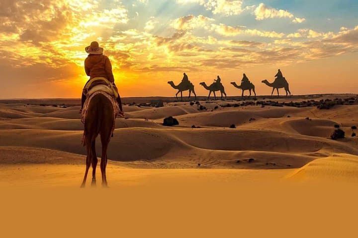 Evening Dubai Desert Safari: Camel Ride, Dune Bashing & BBQ Under the Stars photo 2