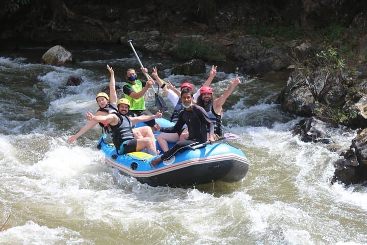 Phuket Full-Day Rafting, 240m Flying Fox & Waterslide Near Phang Nga